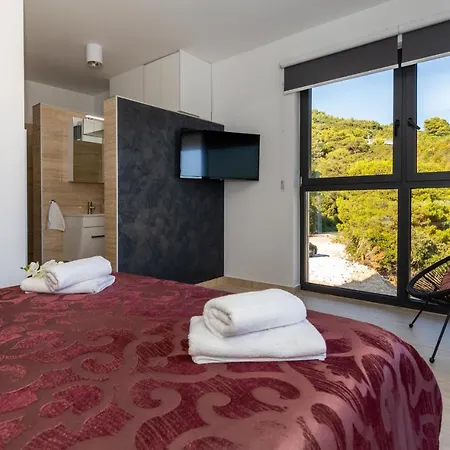 Villa Ferienhaus Fuer 8 Personen Mit Pool Und Meerblick Komarna